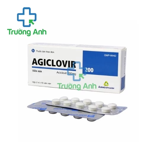 Agiclovir 200 - Thuốc điều trị và phòng nhiễm Herpes simplex